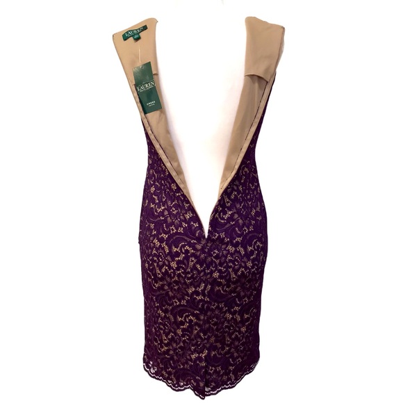 Ralph Lauren Lace Sheath Women’s Dress - 4 Petite - Picture 11 of 17